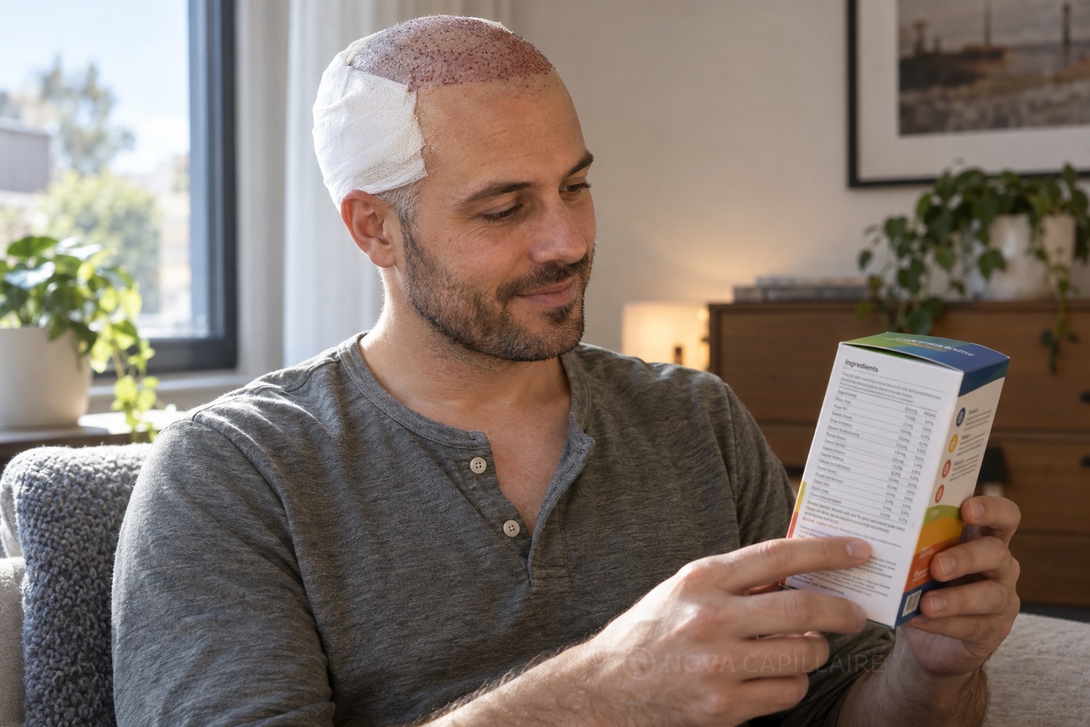Vitamines après une greffe de cheveux : questions utiles pour le suivi