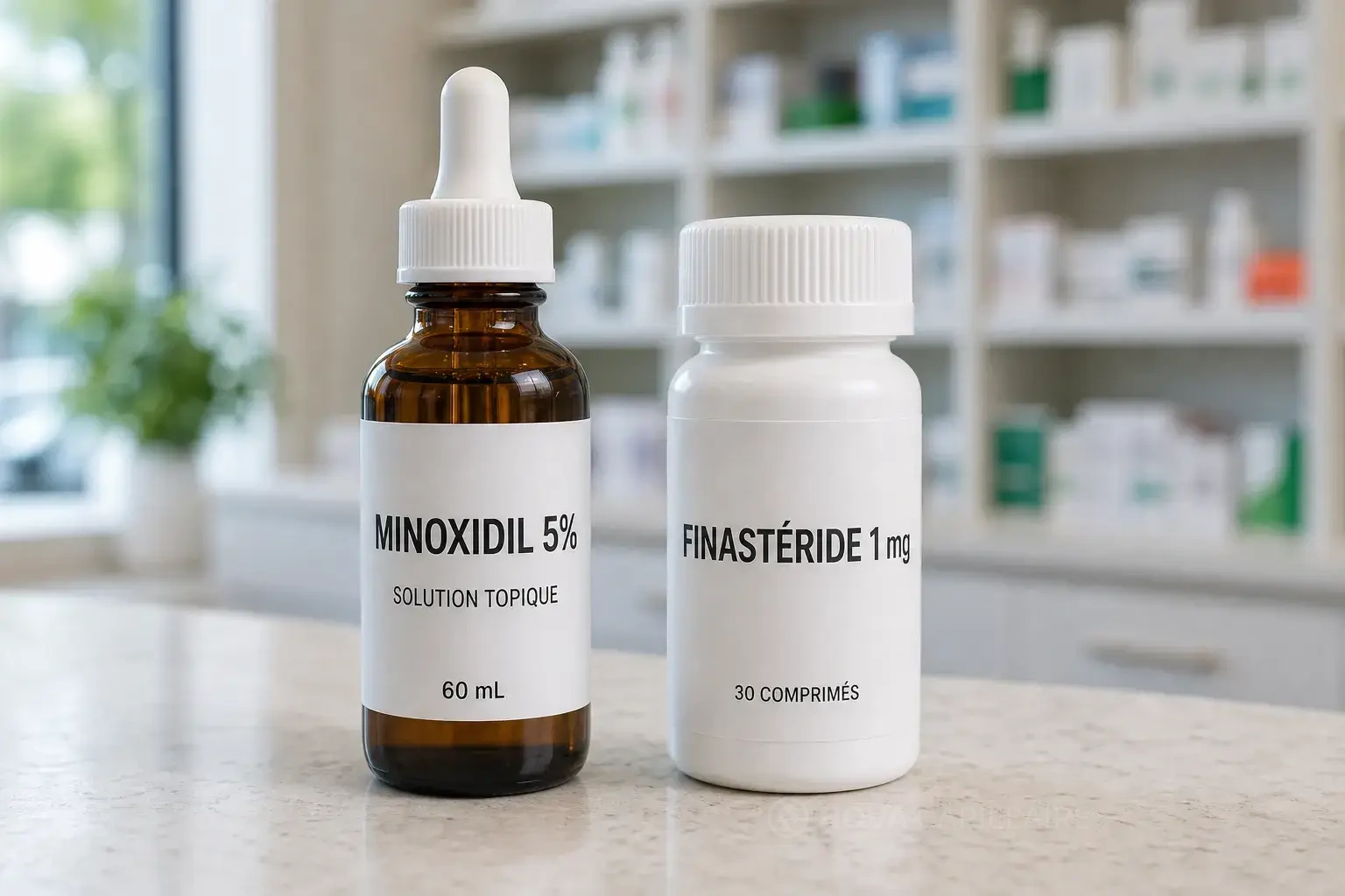 Finastéride et minoxidil : efficacité, risques et précautions