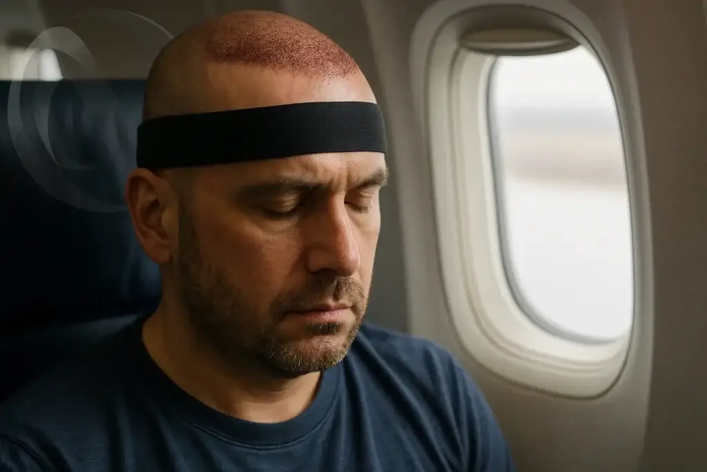 Pourquoi il est fortement déconseillé de prendre l'avion après une greffe de cheveux