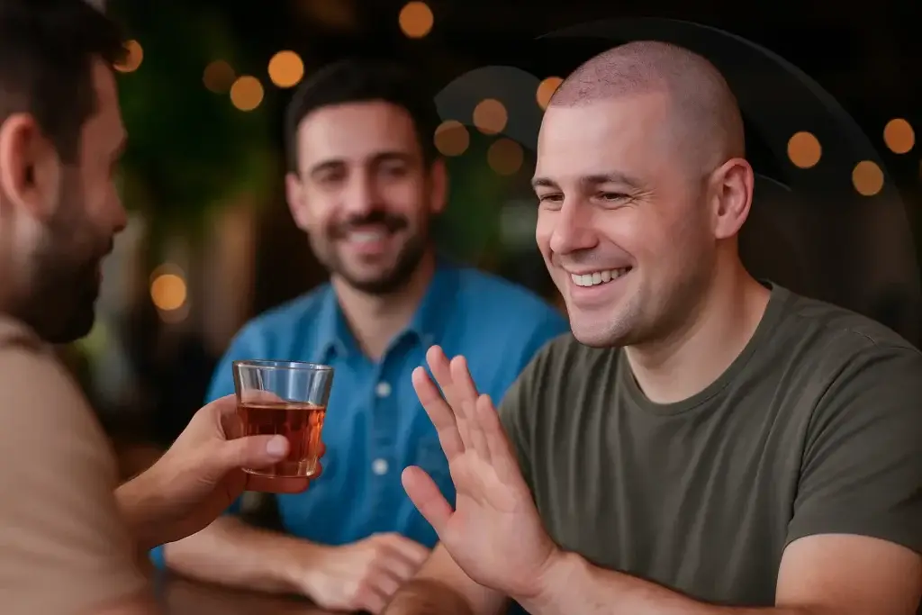 Greffe de cheveux et alcool