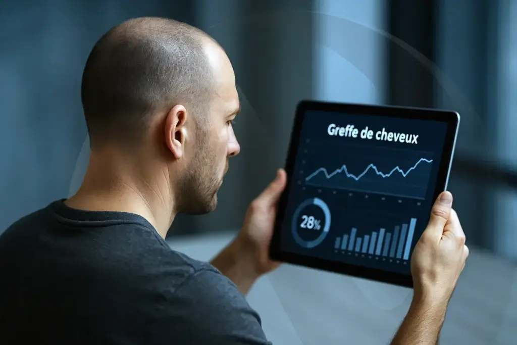 Les statistiques sur les greffes de cheveux